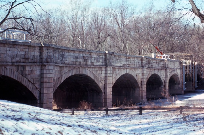 1977 - Monocacy River Aquaduct at 42 miles on the C&O Canal, MD 099