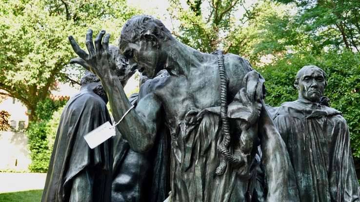 Hirshhorn, Auguste Rodin, The Burghers of Calais. b