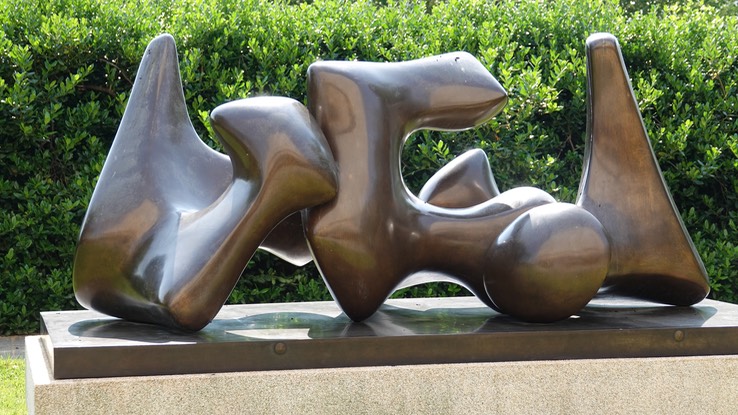 Hirshhorn, Henry Moore, Three-Way Piece No. 3- Vertebrae (Working Model) , cast 1969 a