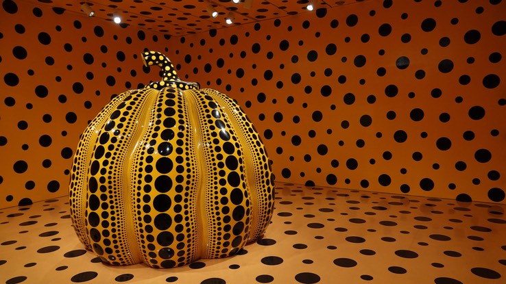 Hirshhorn, Yayoi Kusama, Pumpkin, 2016 a