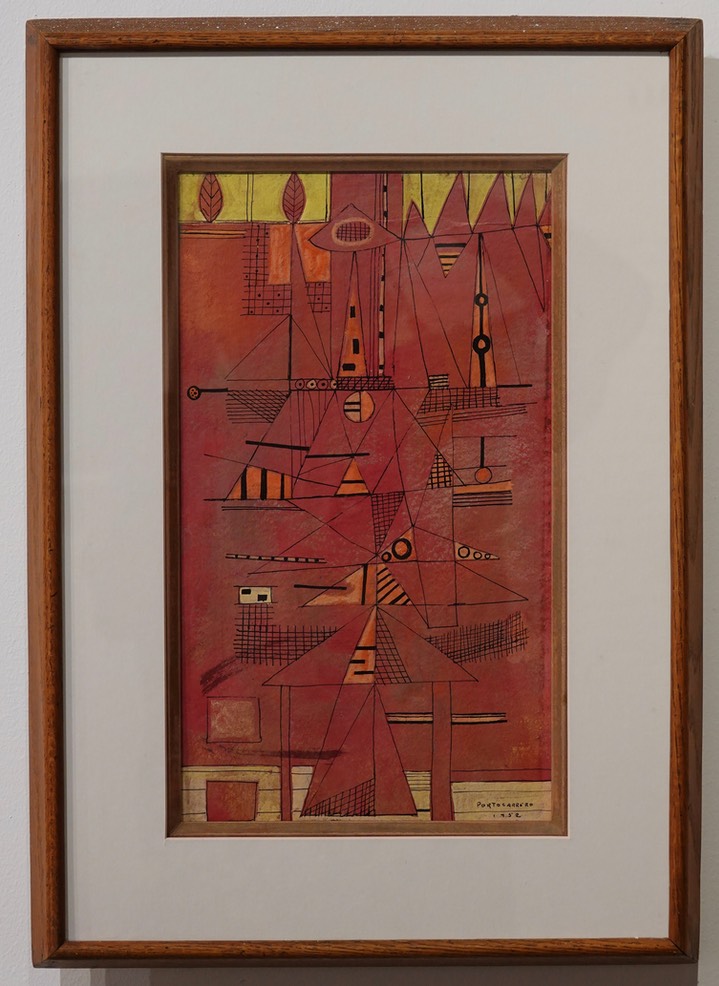 Estudio en rojo (1952) by René Portocarrero