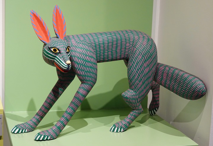 Museo de Arte Popular, Coyote, by Angelico Jiménez, Oaxaca, Mexico City